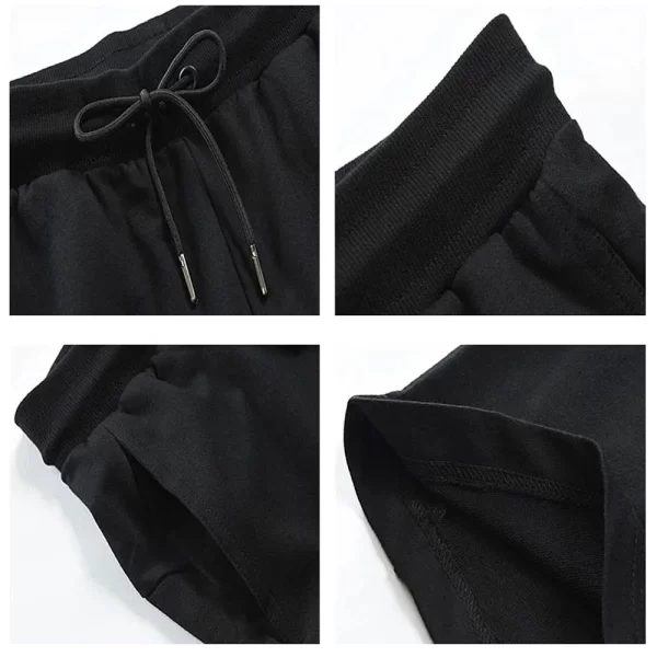 Bermudas de corrida com cordão, masculino, roupa esportiva casual, Harajuku Street Wear, calça Capris da moda, moda verão, novo. - Image 5