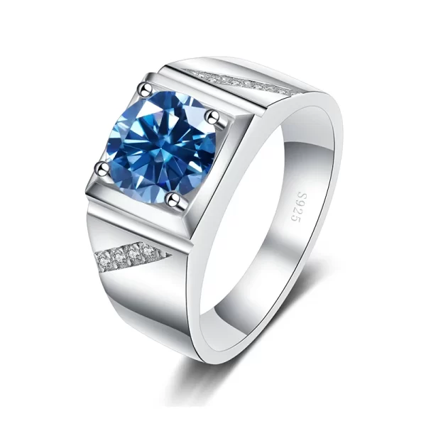 Anel masculino, JoyceJelly, Moissanite, prata pura 925 joias, luxo 1 Carat D cor, anéis simples S925 chapeamento de platina - Image 16