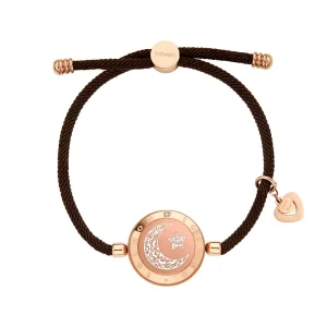 Pulseira de toque único para longa distância, Totwoo, light-up e vibração, jóias inteligentes, amor.