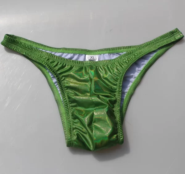Cuecas elásticas masculinas de musculação brilhante, NPC IFBB WBFF,  bronzeadores para competição, de performance, roupas íntimas fitness - Image 11