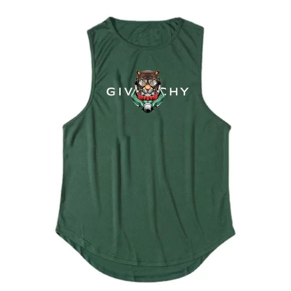Camiseta regata masculina de ginástica para treino, musculação, fitness, sem mangas, roupa esportiva de secagem rápida de praia, colete muscular, verão. - Image 9