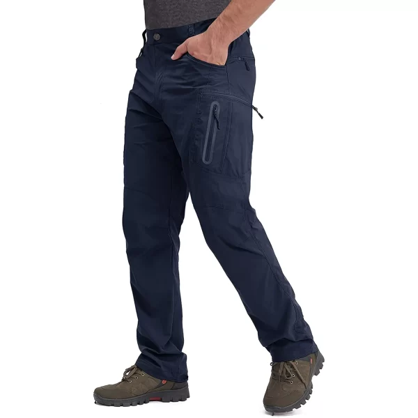 Calça leve de verão masculina, Tacvasen, de pesca tático ao ar livre caminhadas, de nylon, de carga seca rápida, de trabalho casual - Image 7
