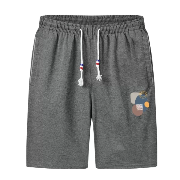 Bermuda de praia masculina com cano reto solto, casual de malha para basquete plus size 6XL, moda verão. - Image 2