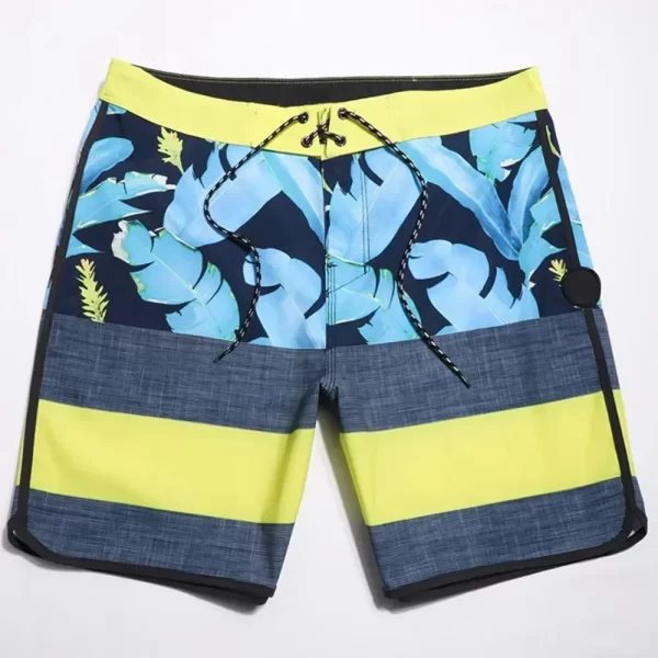 Bermuda masculina spandex, de secagem rápida,  de praia,  de surf, impermeáveis, fitness, de competição, novo. - Image 15