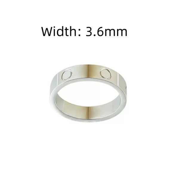 Anel unissex, Classic Couple Ring, alta qualidade, moda luxuosa, banquete, presente. - Image 19