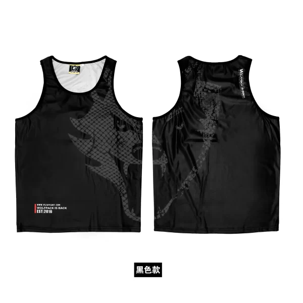 Camiseta regata masculina, VSZAP-Men's Personality Wolf Head Regata, Sem Mangas, Slim Fit, Acampamento, Camisa de Treinamento, Ginásio, Pesca, Esportes. - Image 8