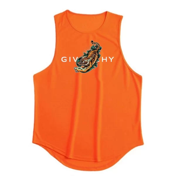 Camiseta regata masculina de ginástica para treino, musculação, fitness, sem mangas, roupa esportiva de secagem rápida de praia, colete muscular, verão. - Image 27