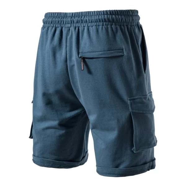 Bermuda masculina, Aiopeson, bolso, 100% algodão casual esporte, calças curtas estiramento cintura qualidade sweatshorts verão. - Image 3