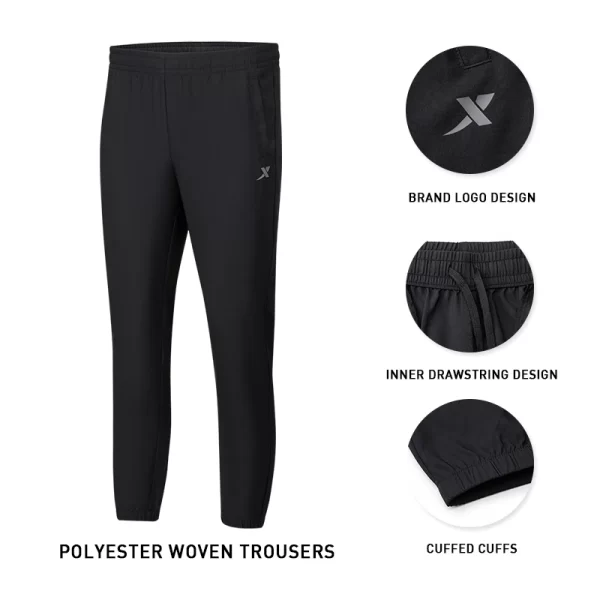 Calça de moletom feminina, Xtep-Calças de moletom de secagem rápida, seção fina, Calças esportivas, Calças femininas, verão, 877228980230 - Image 6