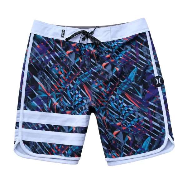 Bermuda masculina impermeável, de secagem rápida, elasticidade de 4 vias, surf na praia, ginástica fitness, de natação. - Image 13