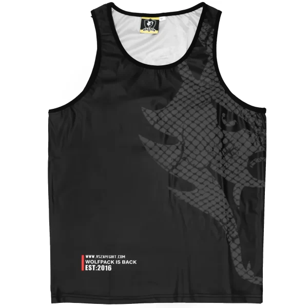 Camiseta regata masculina, VSZAP-Men's Personality Wolf Head Regata, Sem Mangas, Slim Fit, Acampamento, Camisa de Treinamento, Ginásio, Pesca, Esportes. - Image 3