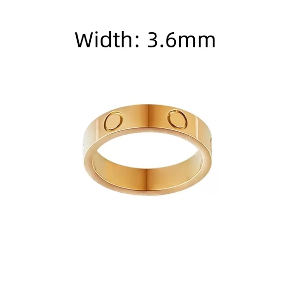 Anel unissex, Classic Couple Ring, alta qualidade, moda luxuosa, banquete, presente. - Image 21