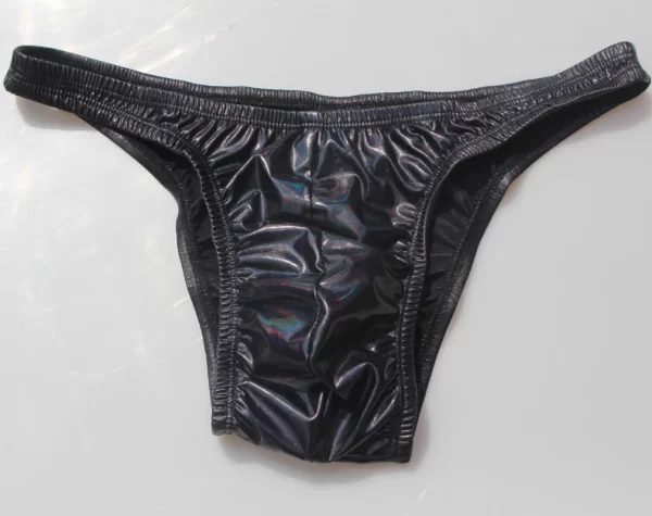 Cuecas elásticas masculinas de musculação brilhante, NPC IFBB WBFF,  bronzeadores para competição, de performance, roupas íntimas fitness - Image 10