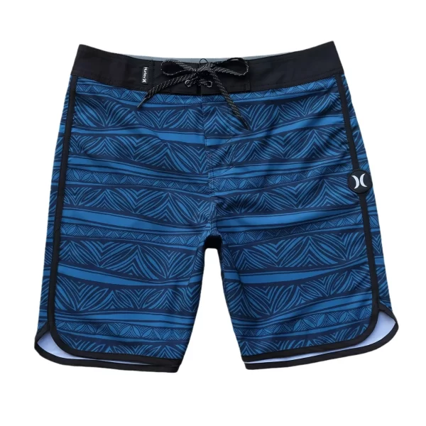 Bermuda masculina impermeável, de secagem rápida, elasticidade de 4 vias, surf na praia, ginástica fitness, de natação. - Image 14