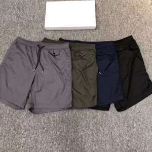 Shorts de praia de luxo masculino, casual, confortável, correndo, esportivo, verão.