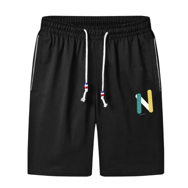 Bermuda de praia masculina com cano reto solto, casual de malha para basquete plus size 6XL, moda verão. - Image 4