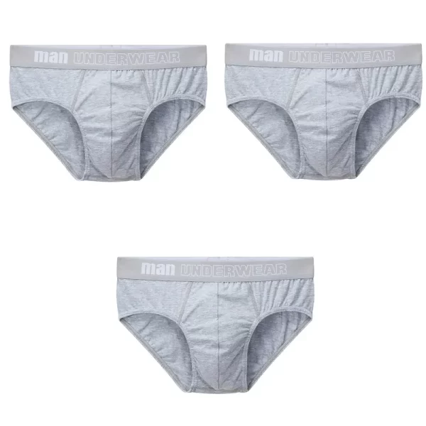 Cueca masculina, CINVIK, de algodão,  sexy, deslizantes, respiráveis, lingerie, lote com 3 pcs ou 6pcs - Image 19
