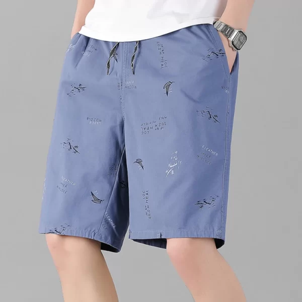 Bermudas de algodão casual de secagem rápida, masculina, outwear, tamanho grande, corredores, 5XL, moda verão, 100%. - Image 4