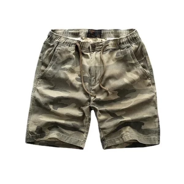 Shorts masculino , camuflagem, Shorts, Soltos Fit Calções de Carga com 5 Bolsos para o Verão, de basquete. - Image 2