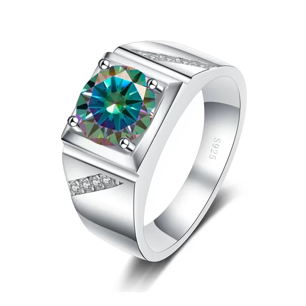 Anel masculino, JoyceJelly, Moissanite, prata pura 925 joias, luxo 1 Carat D cor, anéis simples S925 chapeamento de platina - Image 15