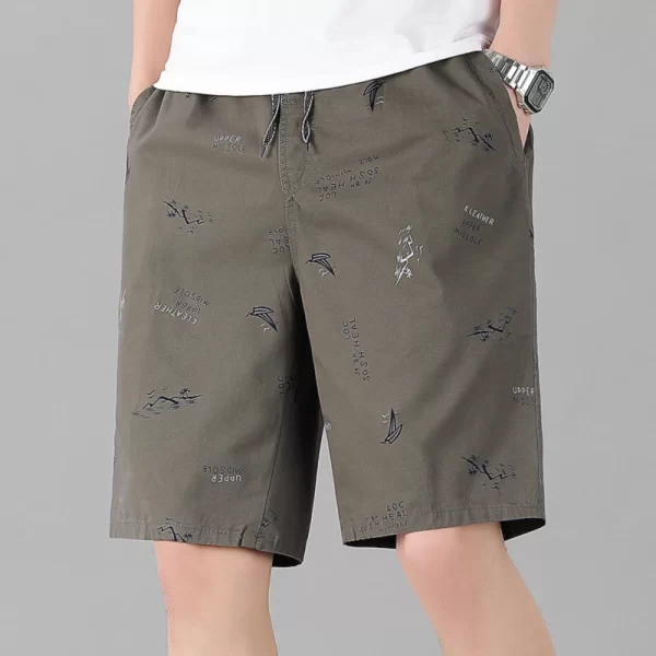 Bermudas de algodão casual de secagem rápida, masculina, outwear, tamanho grande, corredores, 5XL, moda verão, 100%. - Image 15