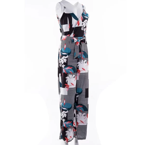 Macacão feminino solto, moda quente, verão, boho, floral, para meninas, cores sólidas, calças harém, casual, plus size. - Image 2