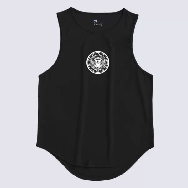 Camiseta regata masculina, sem mangas de secagem rápida com gola redonda, regata esportiva Fitness, Elástica, Respirável, Ginásio, Corrida, Treinamento, Verão. - Image 29