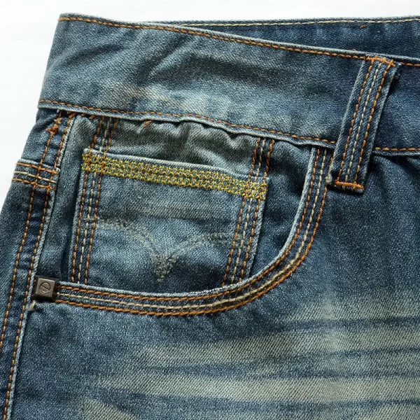 Calças jeans casuais largas masculinas para motocicletas,  grandes, cortadas masculinas, originais - Image 5