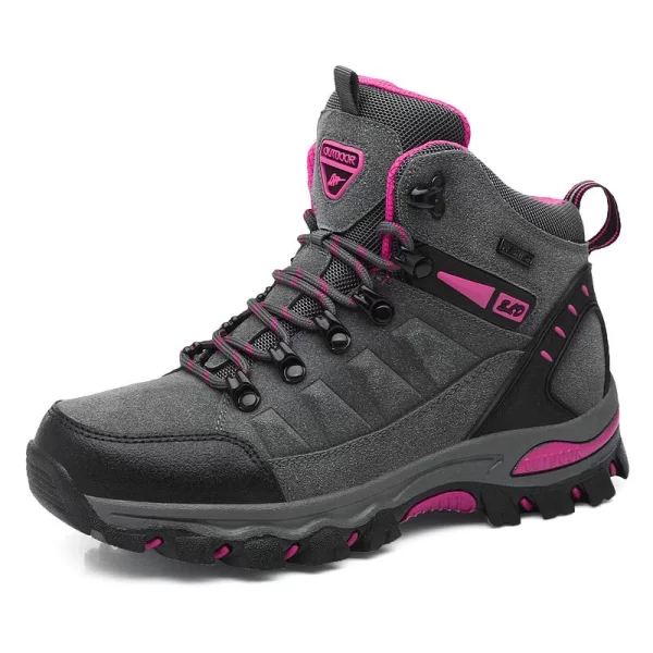 Tênis de caminhada impermeáveis feminino, sapatos de alta gangue, antiderrapantes, sapatos de trabalho para adultos, inverno. - Image 7