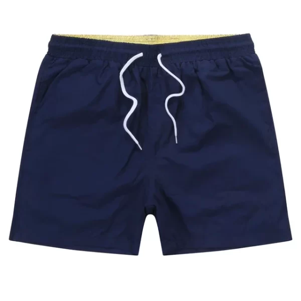 Shorts de verão casual masculino, de praia fitness,  de corrida respirável, marca cavalo, roupa de banho nova. - Image 13