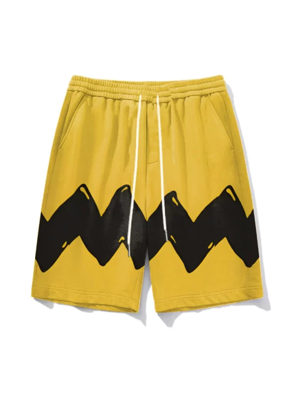 Shorts masculino tendência hip hop, Zooy-retro com lace-up, tendência hip hop, flor, pássaro, moda, tamanho grande, l-9xl - Image 7