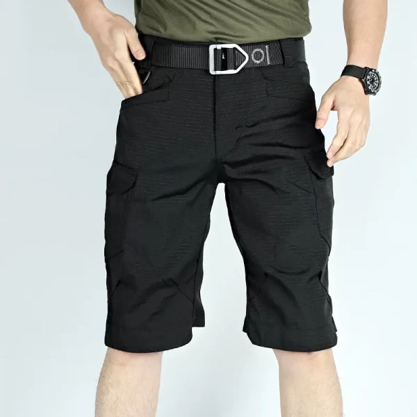 Bermuda masculina,  tácticos respiráveis IX7,  de carga multi-bolsos, casual solto capris militar, resistente ao desgaste, verão, ao ar livre. - Image 10
