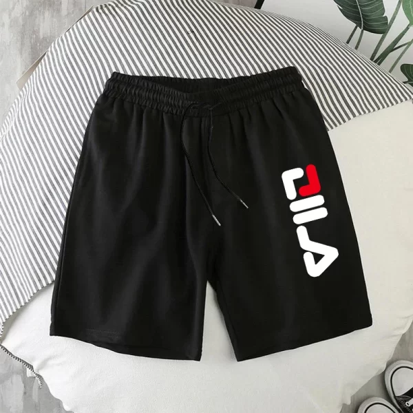 Shorts masculino casual branca,  de praia de algodão fina, moda coreana básica, versátil, verão, nova. - Image 3