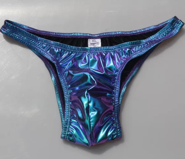 Cuecas elásticas masculinas de musculação brilhante, NPC IFBB WBFF,  bronzeadores para competição, de performance, roupas íntimas fitness - Image 13