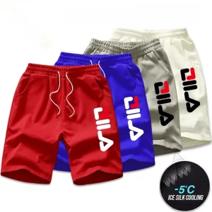 Shorts masculino casual branca,  de praia de algodão fina, moda coreana básica, versátil, verão, nova.