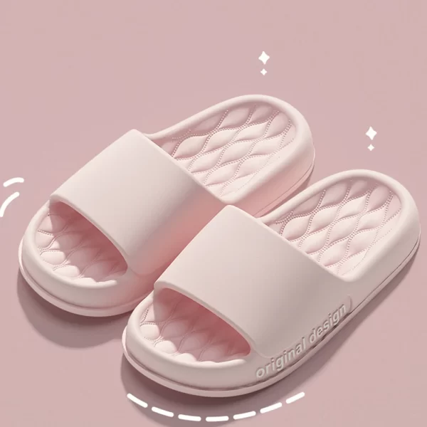 Chinelos antiderrapantes de PVC, unissex,  sapatos de praia, plataforma sólida, interior, banheiro, crianças, verão. - Image 8