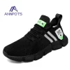 Tênis de corrida unissex branco respirável casual, leve, antiderrapante, esportes clássicos,  de malha. - Image 11