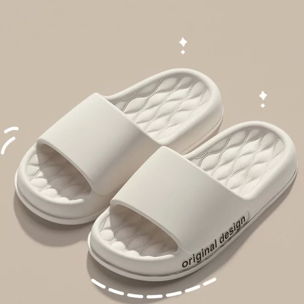 Chinelos antiderrapantes de PVC, unissex,  sapatos de praia, plataforma sólida, interior, banheiro, crianças, verão. - Image 9