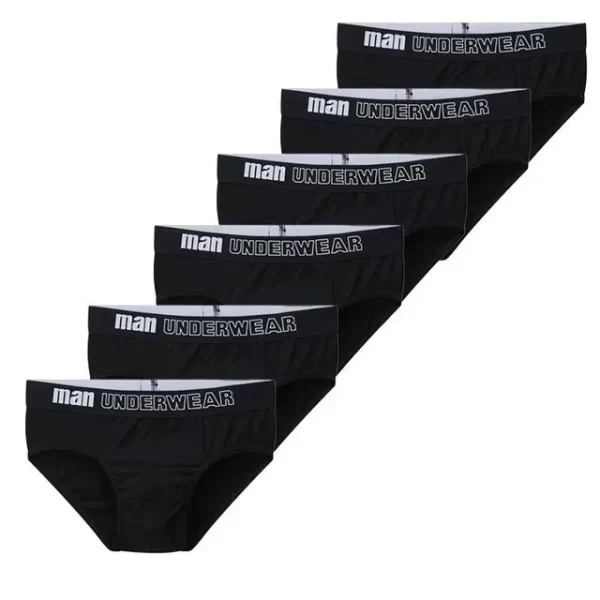 Cueca masculina, CINVIK, de algodão,  sexy, deslizantes, respiráveis, lingerie, lote com 3 pcs ou 6pcs - Image 11