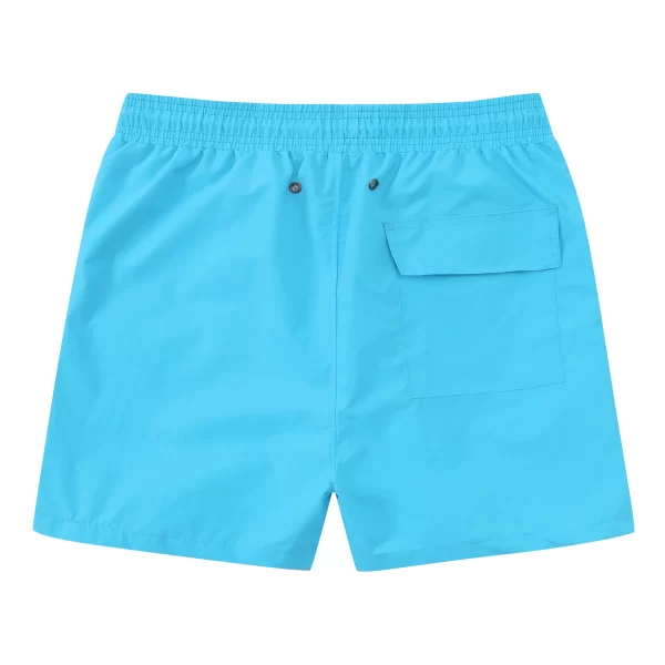 Shorts de verão casual masculino, de praia fitness,  de corrida respirável, marca cavalo, roupa de banho nova. - Image 3