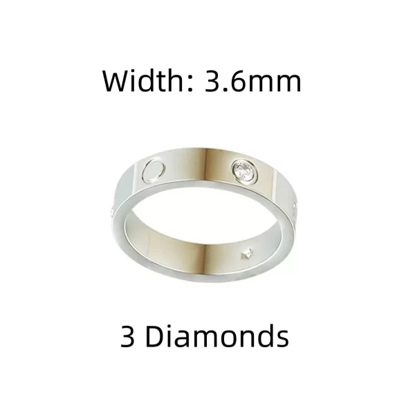 Anel unissex, Classic Couple Ring, alta qualidade, moda luxuosa, banquete, presente. - Image 25