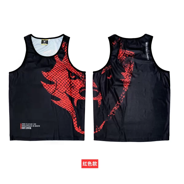 Camiseta regata masculina, VSZAP-Men's Personality Wolf Head Regata, Sem Mangas, Slim Fit, Acampamento, Camisa de Treinamento, Ginásio, Pesca, Esportes. - Image 7