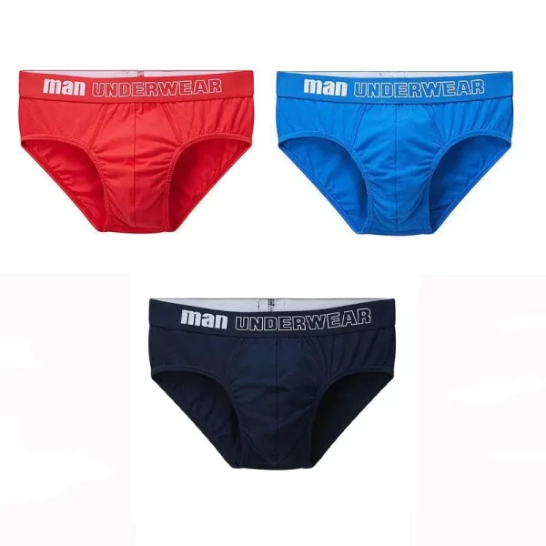 Cueca masculina, CINVIK, de algodão,  sexy, deslizantes, respiráveis, lingerie, lote com 3 pcs ou 6pcs - Image 8
