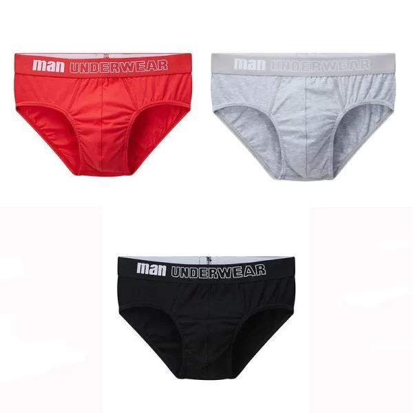 Cueca masculina, CINVIK, de algodão,  sexy, deslizantes, respiráveis, lingerie, lote com 3 pcs ou 6pcs - Image 23