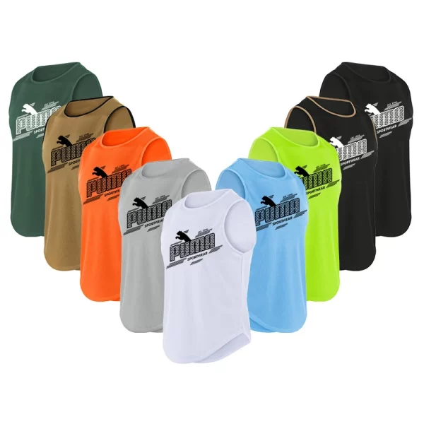Camiseta regata masculina, tops esportivos de fitness, respirável, ajuste solto, treinamento, sem mangas,  de secagem rápida, roupas de ginástica, verão. - Image 5