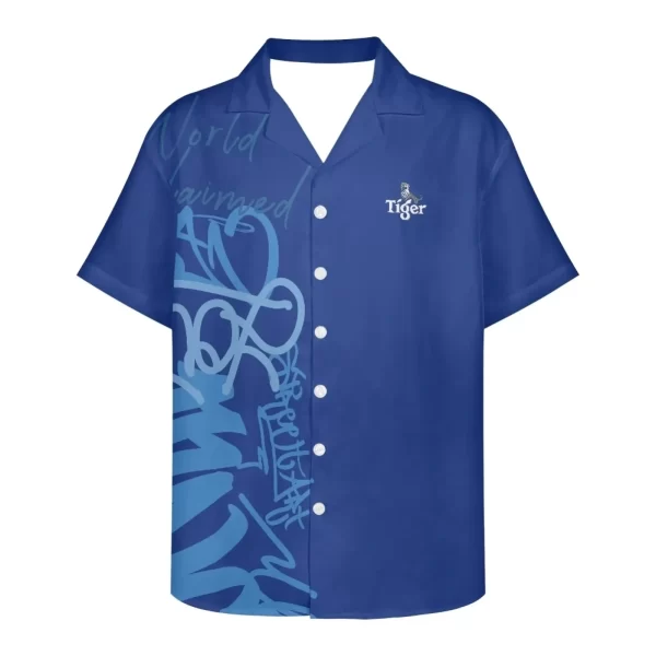 Camisa masculina, manga curta, casual,  de flores havaianas, roupas estampadas em 3D,  de viagem, verão. - Image 5