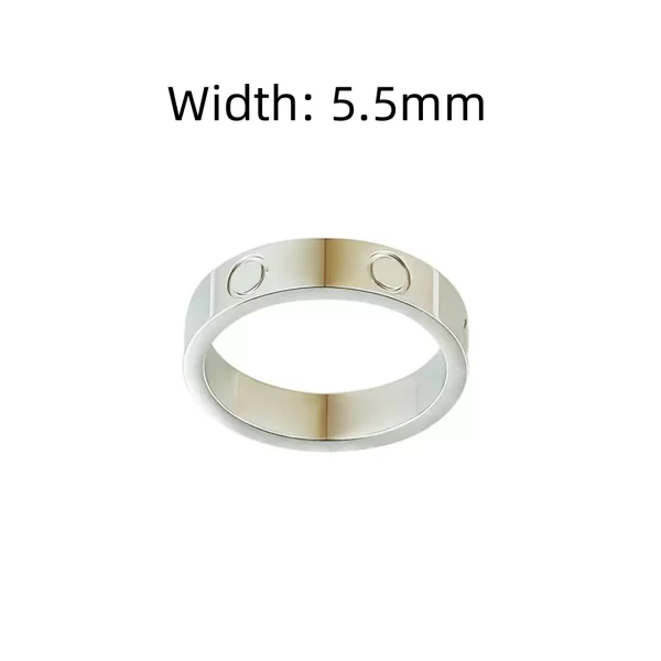 Anel unissex, Classic Couple Ring, alta qualidade, moda luxuosa, banquete, presente. - Image 22