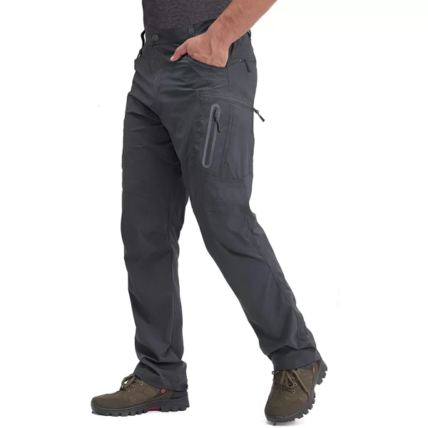 Calça leve de verão masculina, Tacvasen, de pesca tático ao ar livre caminhadas, de nylon, de carga seca rápida, de trabalho casual - Image 11