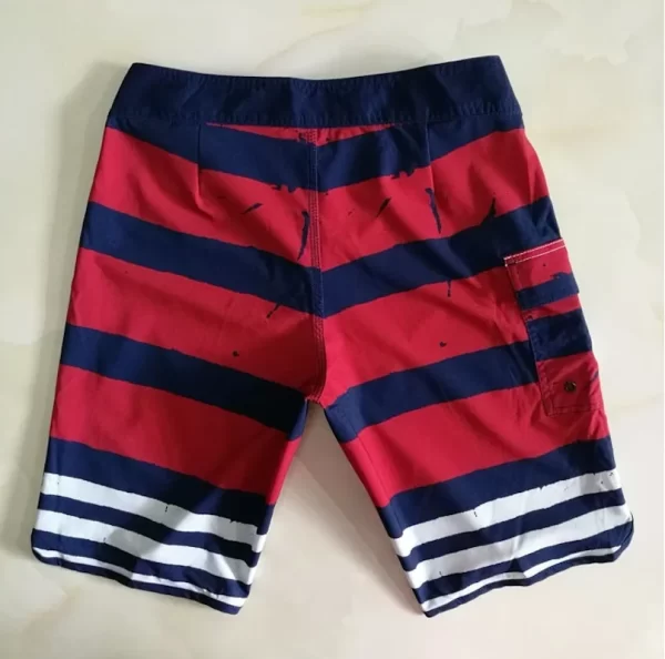 Bermuda masculina, impermeável, calções clássicos de boardshorts, ginástica fitness de secagem rápida, de surf de praia, elasticidade 4 vias - Image 2