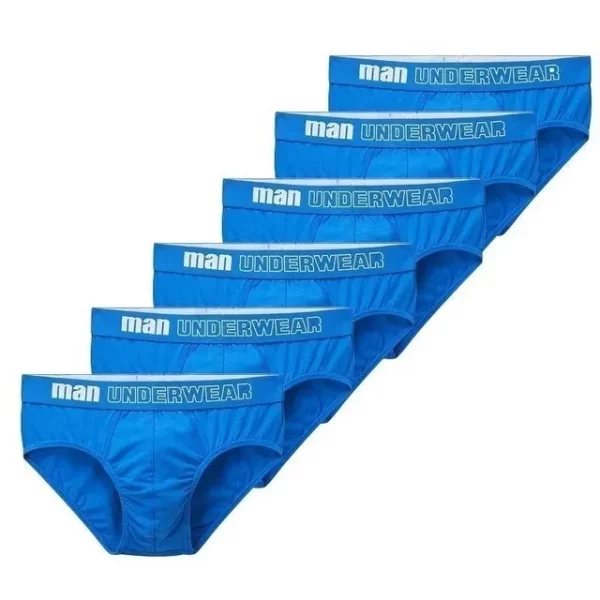 Cueca masculina, CINVIK, de algodão,  sexy, deslizantes, respiráveis, lingerie, lote com 3 pcs ou 6pcs - Image 13